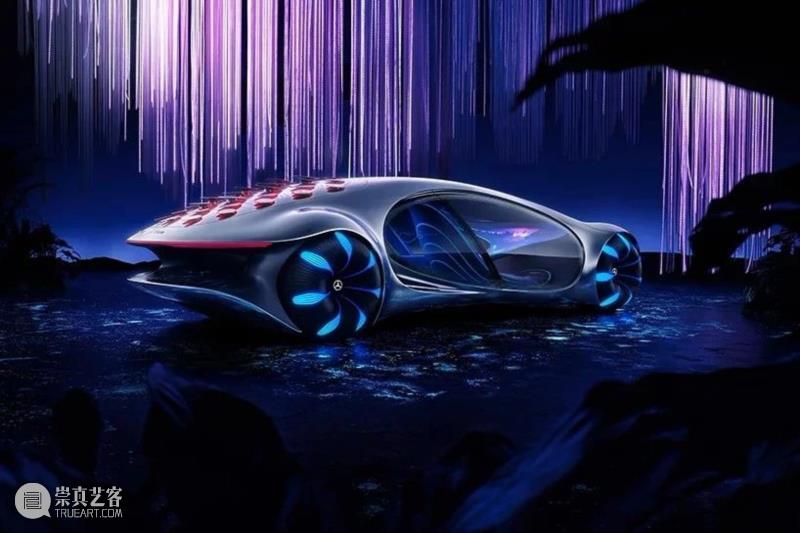 奔驰发布未来黑科技汽车,来自潘多拉星球的魔幻座驾