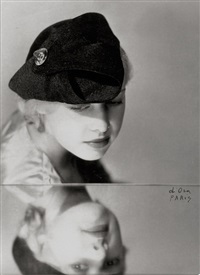 dora-kallmus-(madame-dora)-mirrored-image-with-hat;-model-in-lace-(2-works).jpg