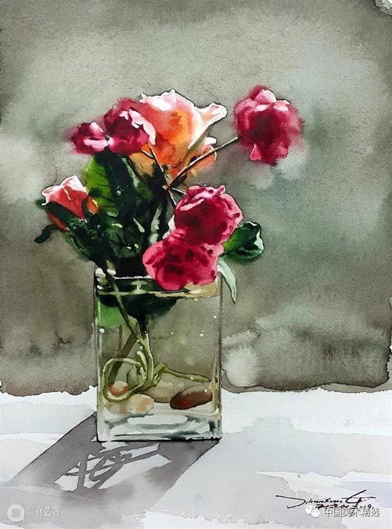 水彩人物可以这么表现 水彩 人物 韩国 画家 Hun sung 色彩 画面 炭笔 Jung 崇真艺客