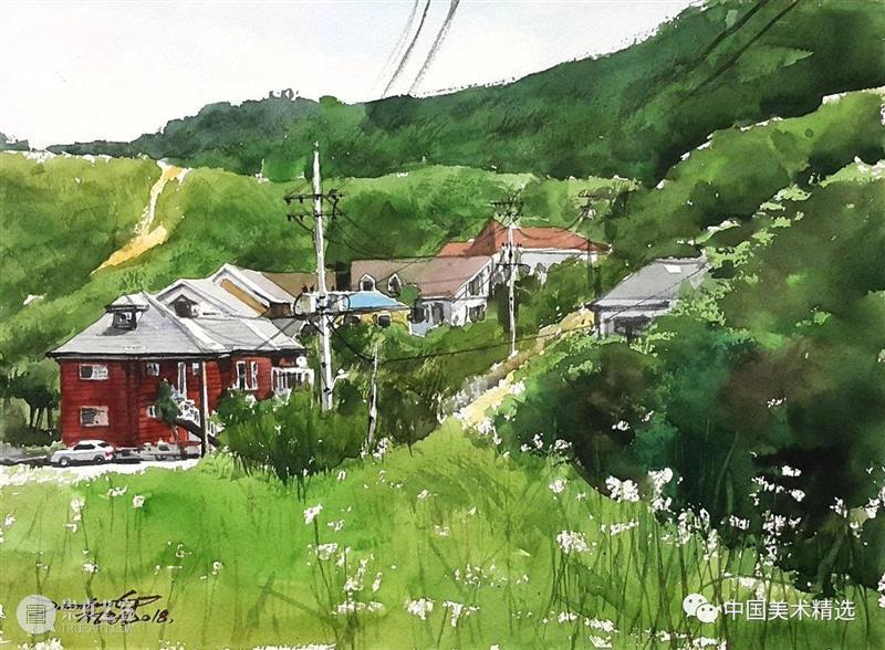 水彩人物可以这么表现 水彩 人物 韩国 画家 Hun sung 色彩 画面 炭笔 Jung 崇真艺客