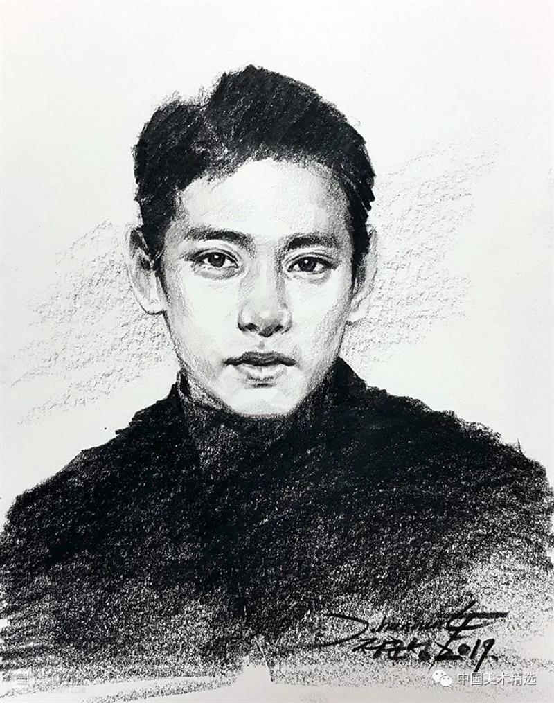 水彩人物可以这么表现 水彩 人物 韩国 画家 Hun sung 色彩 画面 炭笔 Jung 崇真艺客