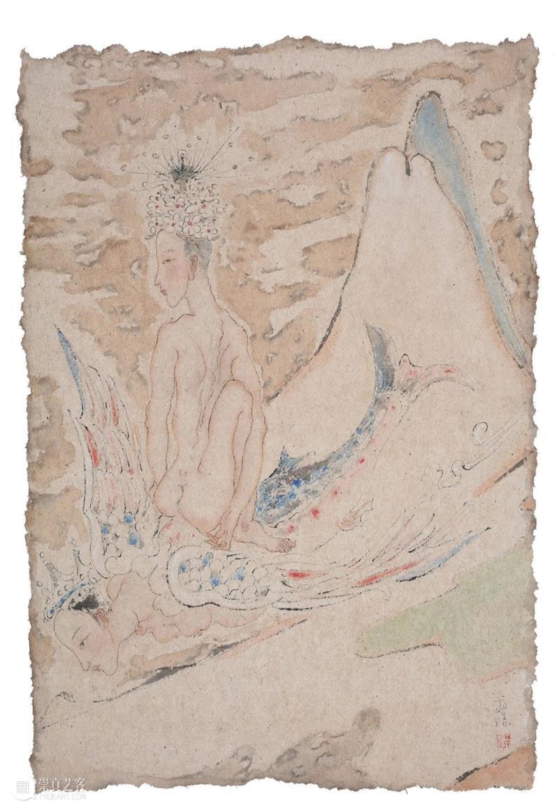 今日新展预告，后山海经 — 当代中国画家白云浩作品展即将开幕 山海经 白云浩 中国 画家 作品展 云浩 笔墨 语言 后山海经 见解 崇真艺客