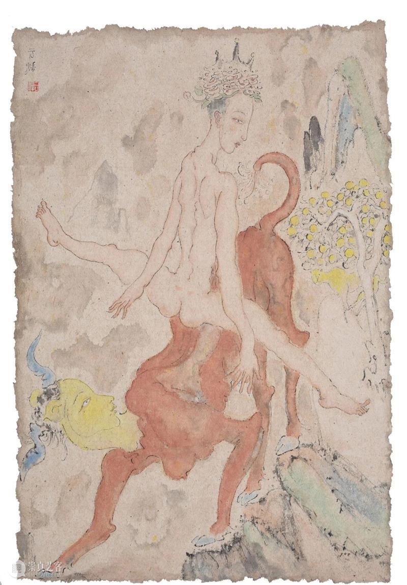 今日新展预告，后山海经 — 当代中国画家白云浩作品展即将开幕 山海经 白云浩 中国 画家 作品展 云浩 笔墨 语言 后山海经 见解 崇真艺客