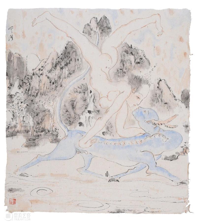 今日新展预告，后山海经 — 当代中国画家白云浩作品展即将开幕 山海经 白云浩 中国 画家 作品展 云浩 笔墨 语言 后山海经 见解 崇真艺客