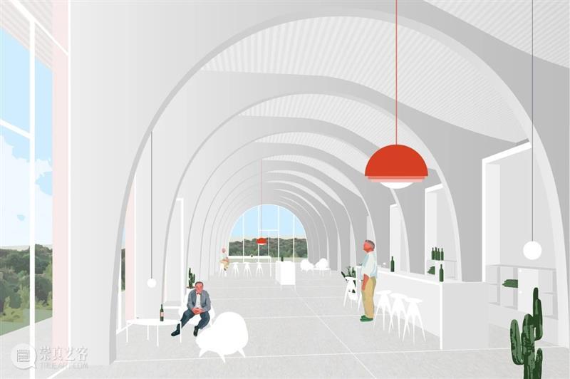 Lahofer酒庄，走上屋顶狂欢 / CHYBIK + KRISTOF Lahofer 酒庄 屋顶 项目 捷克东部 摩拉维亚 地区 文化 现代 关系 崇真艺客
