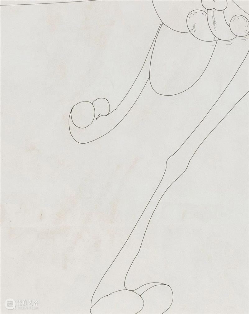 今天展出宋拓的第五件作品。 作品 宋拓 Mule 啫喱 纸上 奔骡 细节 detail 艺术家 北京公社 崇真艺客