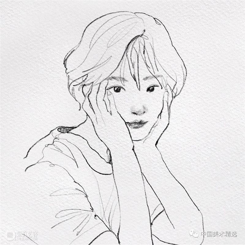 清爽干练的铅笔人像 铅笔 人像 @wonny drawing 作品 往期 好文 光影 色块 肌理 崇真艺客