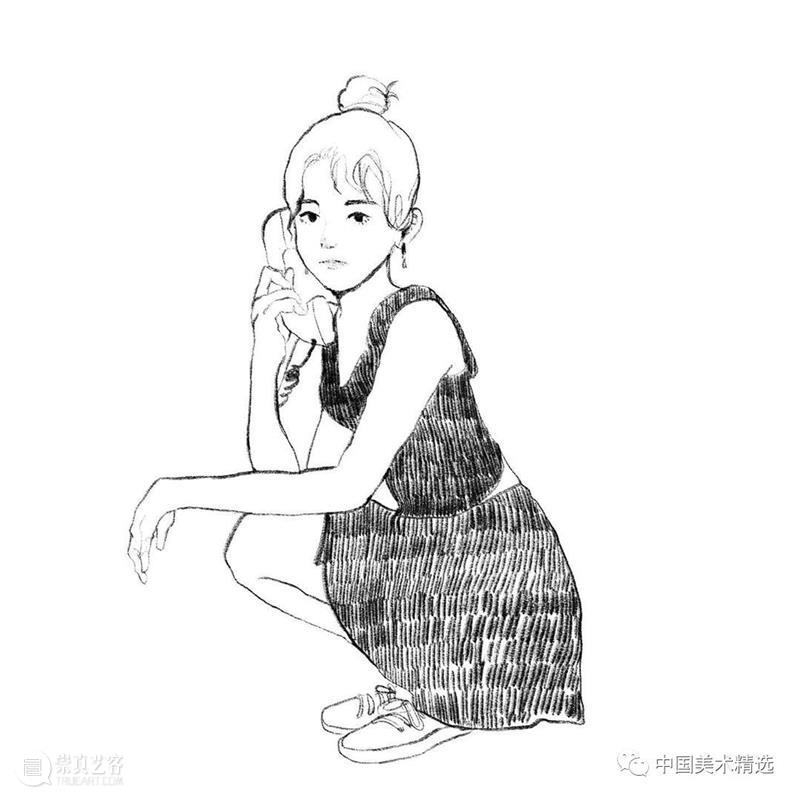 清爽干练的铅笔人像 铅笔 人像 @wonny drawing 作品 往期 好文 光影 色块 肌理 崇真艺客