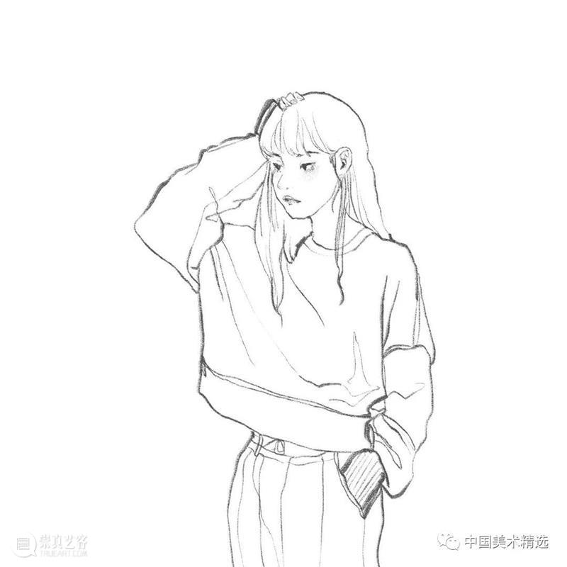 清爽干练的铅笔人像 铅笔 人像 @wonny drawing 作品 往期 好文 光影 色块 肌理 崇真艺客