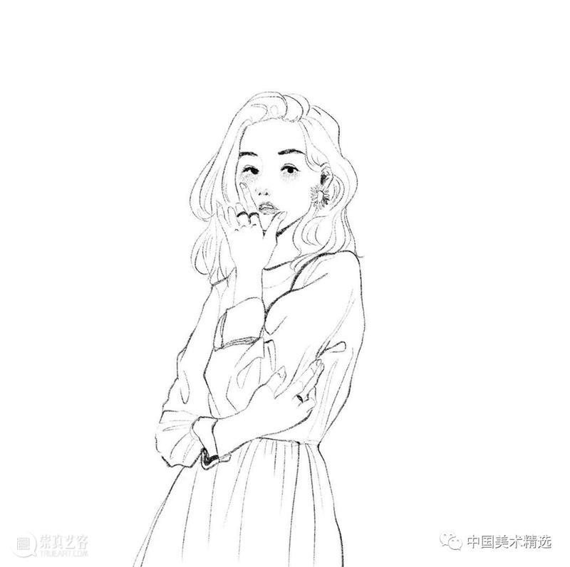 清爽干练的铅笔人像 铅笔 人像 @wonny drawing 作品 往期 好文 光影 色块 肌理 崇真艺客