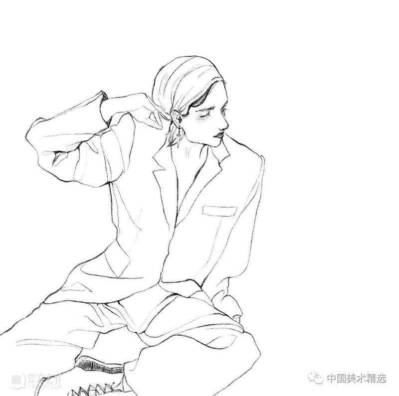 清爽干练的铅笔人像 铅笔 人像 @wonny drawing 作品 往期 好文 光影 色块 肌理 崇真艺客