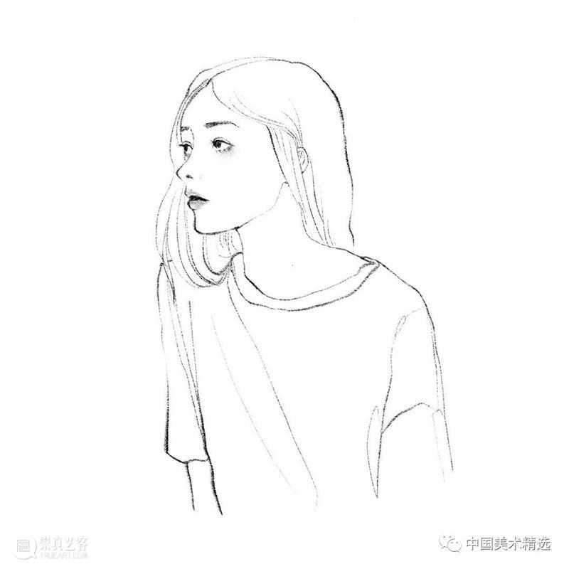 清爽干练的铅笔人像 铅笔 人像 @wonny drawing 作品 往期 好文 光影 色块 肌理 崇真艺客