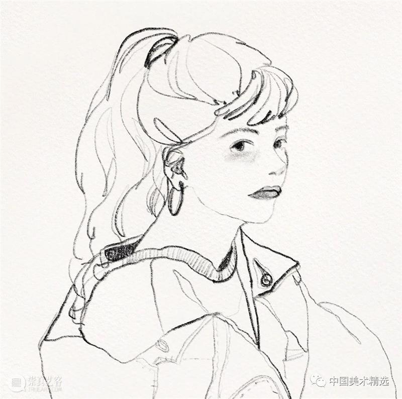 清爽干练的铅笔人像 铅笔 人像 @wonny drawing 作品 往期 好文 光影 色块 肌理 崇真艺客