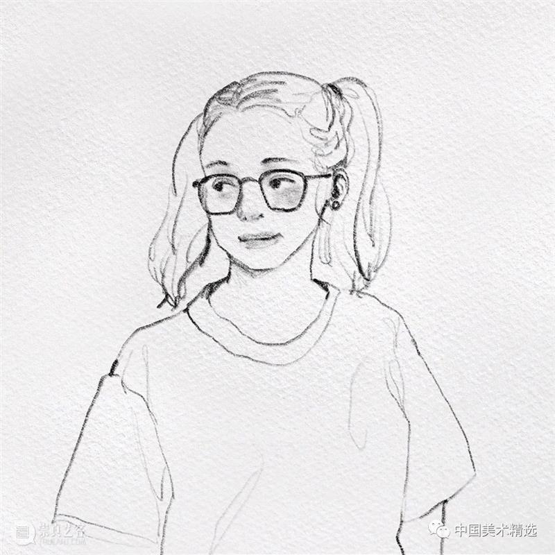 清爽干练的铅笔人像 铅笔 人像 @wonny drawing 作品 往期 好文 光影 色块 肌理 崇真艺客