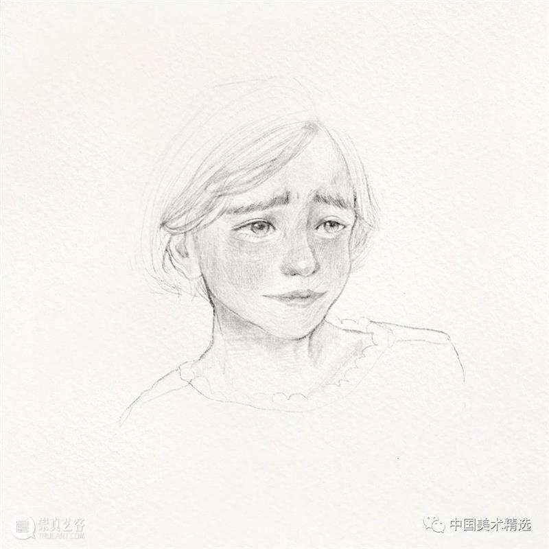 清爽干练的铅笔人像 铅笔 人像 @wonny drawing 作品 往期 好文 光影 色块 肌理 崇真艺客