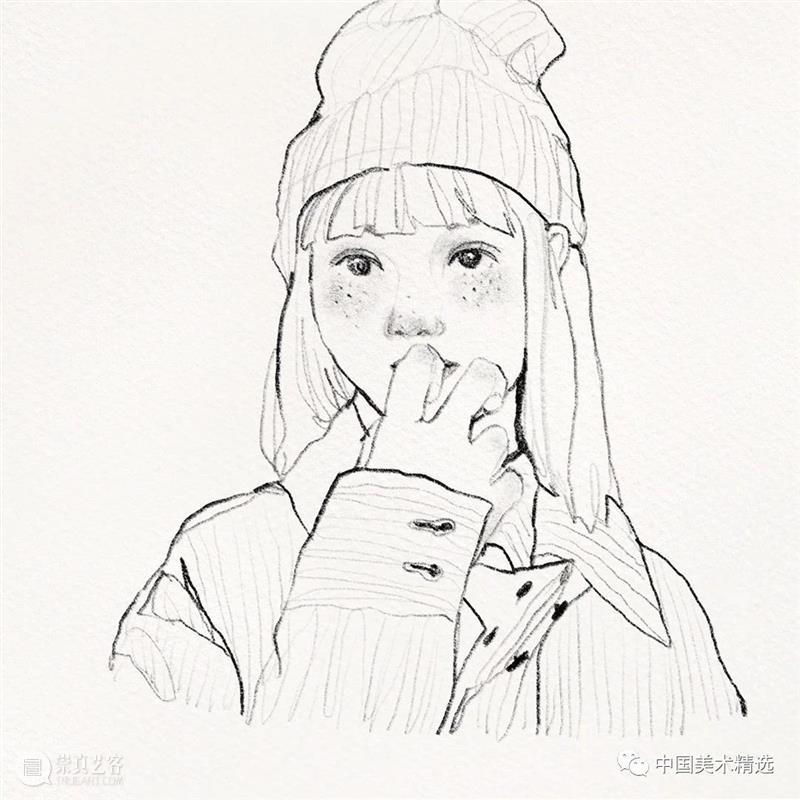 清爽干练的铅笔人像 铅笔 人像 @wonny drawing 作品 往期 好文 光影 色块 肌理 崇真艺客