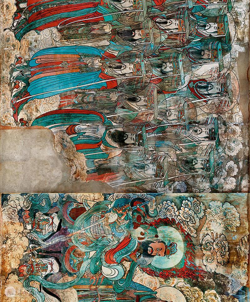 国风丨融合唐宋遗风、结合元代特点——绝美的永乐宫壁画 元代 永乐宫 壁画 遗风 特点 国风 唐宋 上方 右上 来文 崇真艺客