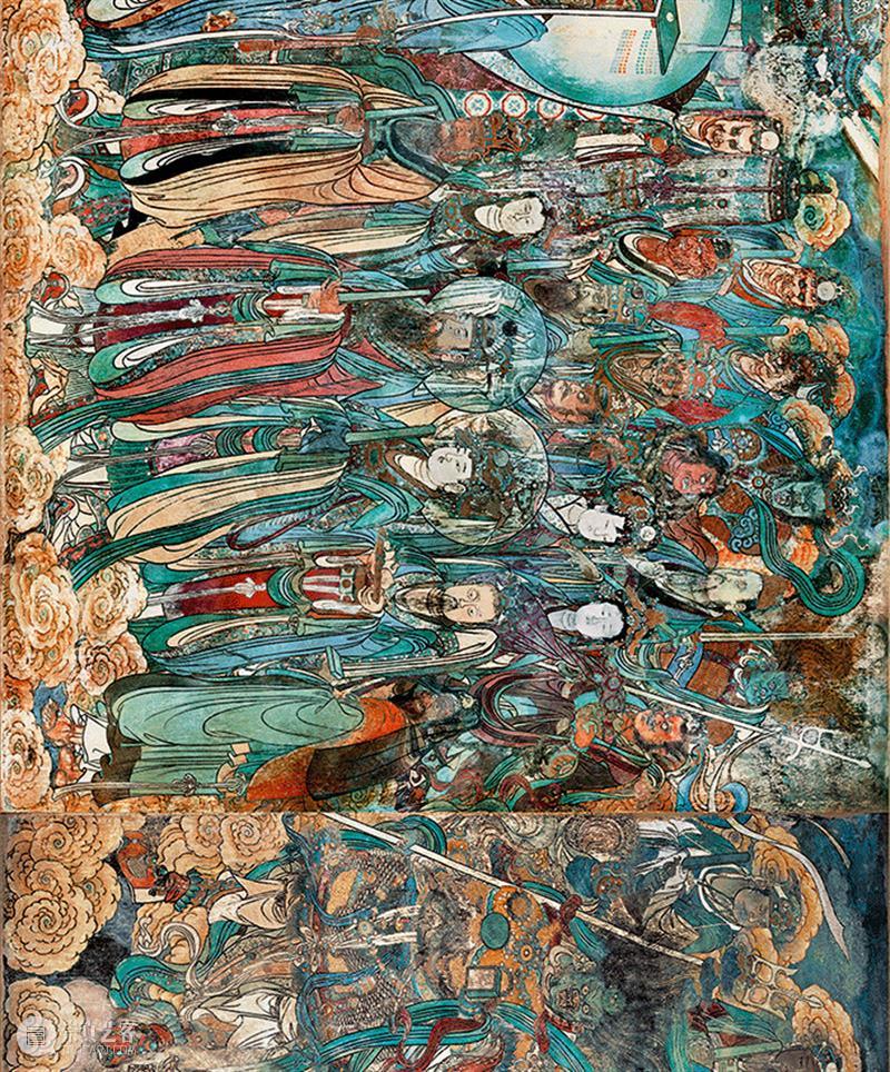 国风丨融合唐宋遗风、结合元代特点——绝美的永乐宫壁画 元代 永乐宫 壁画 遗风 特点 国风 唐宋 上方 右上 来文 崇真艺客