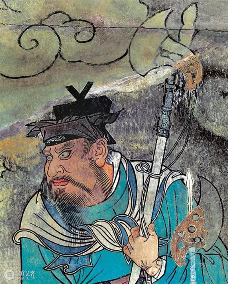 国风丨融合唐宋遗风、结合元代特点——绝美的永乐宫壁画 元代 永乐宫 壁画 遗风 特点 国风 唐宋 上方 右上 来文 崇真艺客