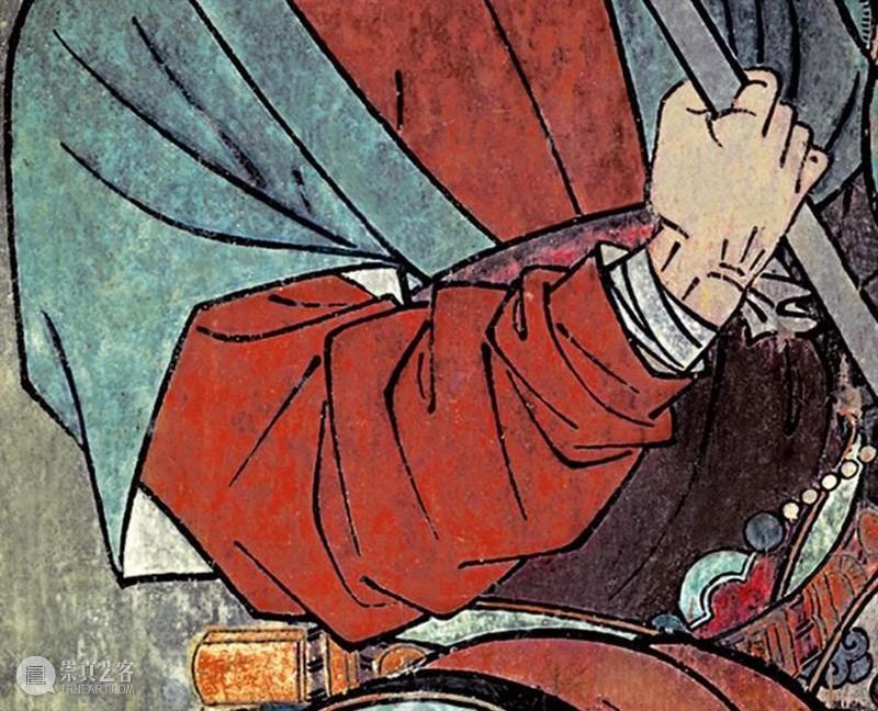 国风丨融合唐宋遗风、结合元代特点——绝美的永乐宫壁画 元代 永乐宫 壁画 遗风 特点 国风 唐宋 上方 右上 来文 崇真艺客