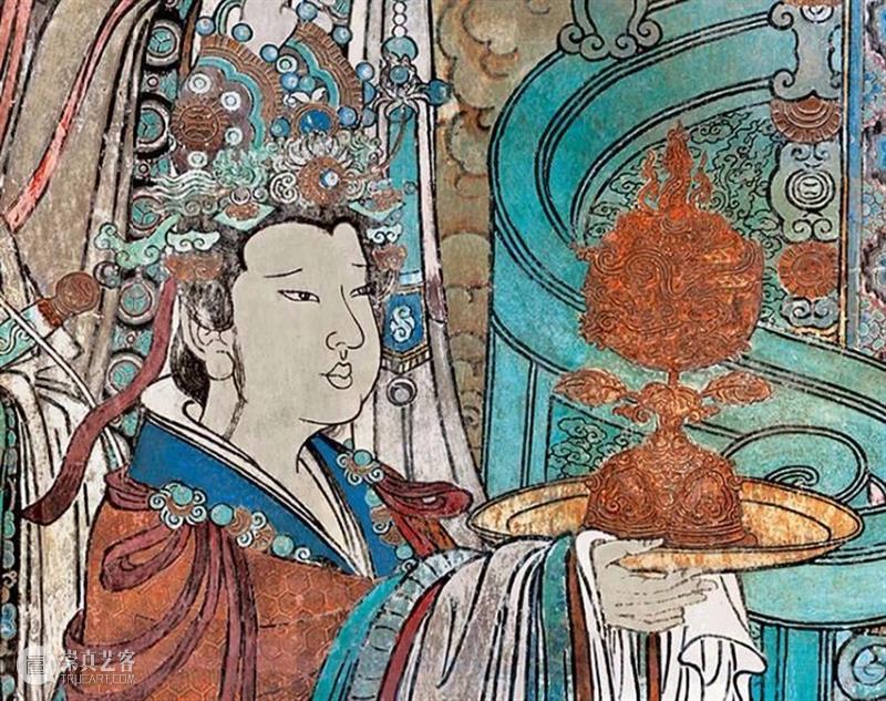 国风丨融合唐宋遗风、结合元代特点——绝美的永乐宫壁画 元代 永乐宫 壁画 遗风 特点 国风 唐宋 上方 右上 来文 崇真艺客