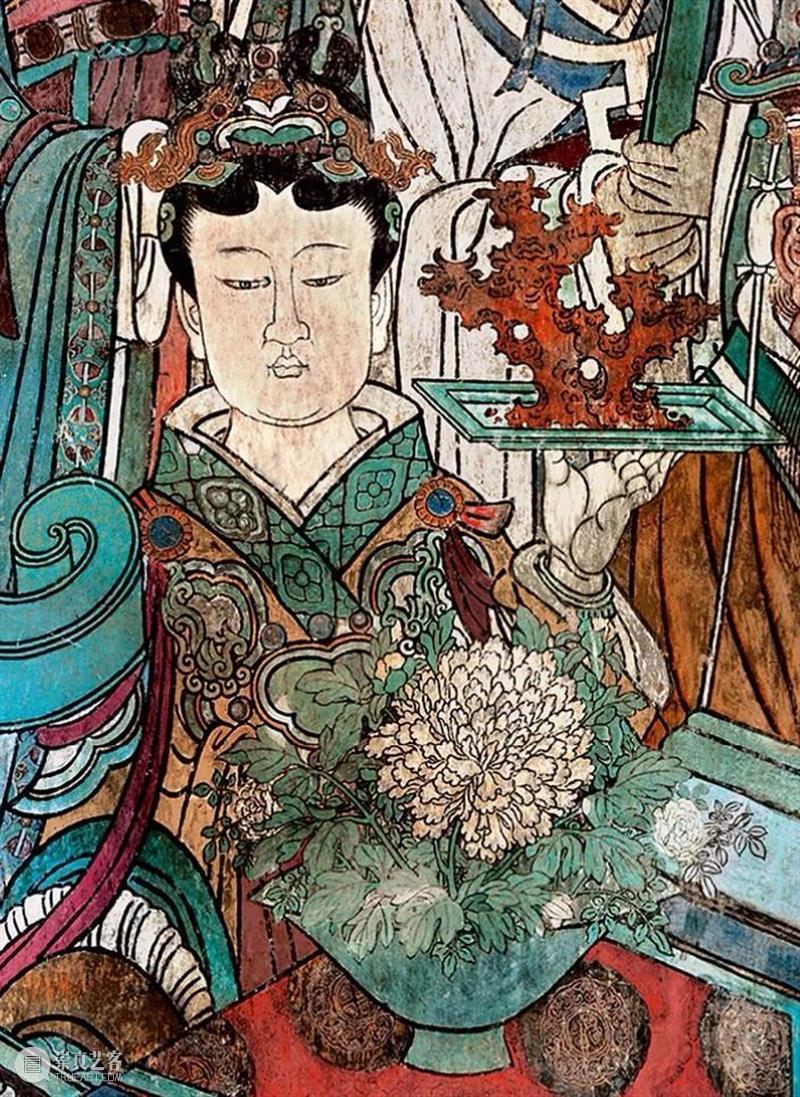 国风丨融合唐宋遗风、结合元代特点——绝美的永乐宫壁画 元代 永乐宫 壁画 遗风 特点 国风 唐宋 上方 右上 来文 崇真艺客
