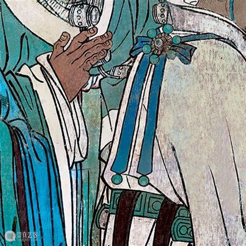 国风丨融合唐宋遗风、结合元代特点——绝美的永乐宫壁画 元代 永乐宫 壁画 遗风 特点 国风 唐宋 上方 右上 来文 崇真艺客