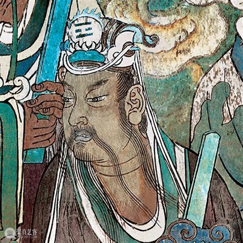 国风丨融合唐宋遗风、结合元代特点——绝美的永乐宫壁画 元代 永乐宫 壁画 遗风 特点 国风 唐宋 上方 右上 来文 崇真艺客