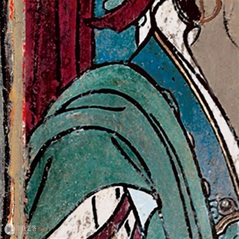 国风丨融合唐宋遗风、结合元代特点——绝美的永乐宫壁画 元代 永乐宫 壁画 遗风 特点 国风 唐宋 上方 右上 来文 崇真艺客