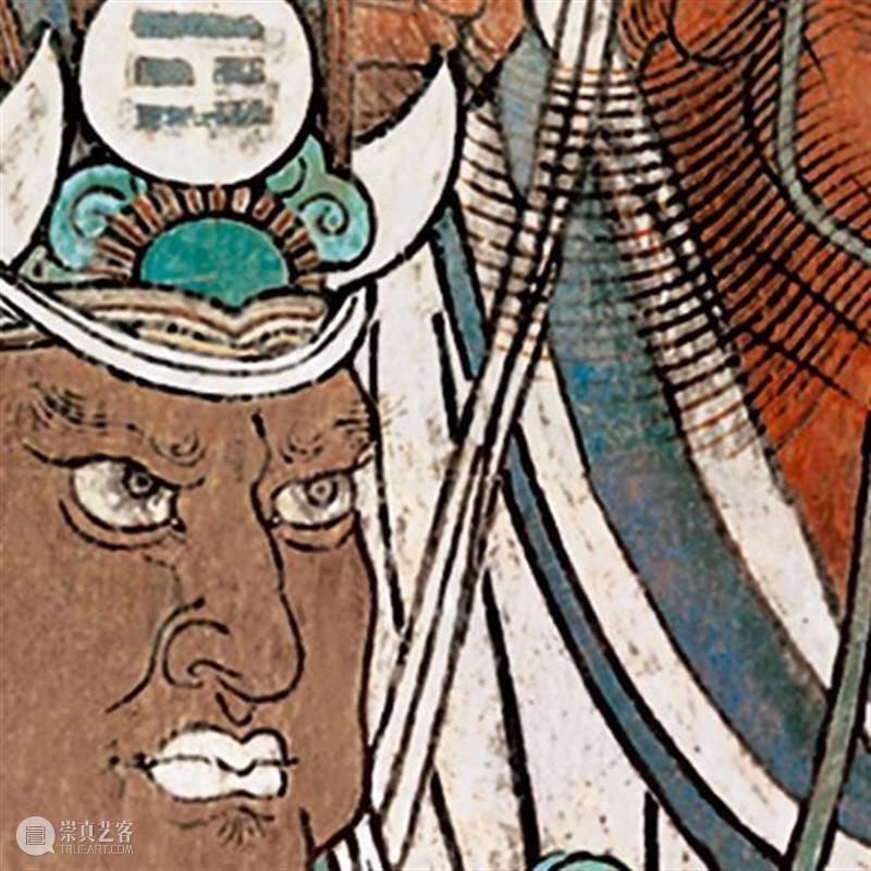 国风丨融合唐宋遗风、结合元代特点——绝美的永乐宫壁画 元代 永乐宫 壁画 遗风 特点 国风 唐宋 上方 右上 来文 崇真艺客