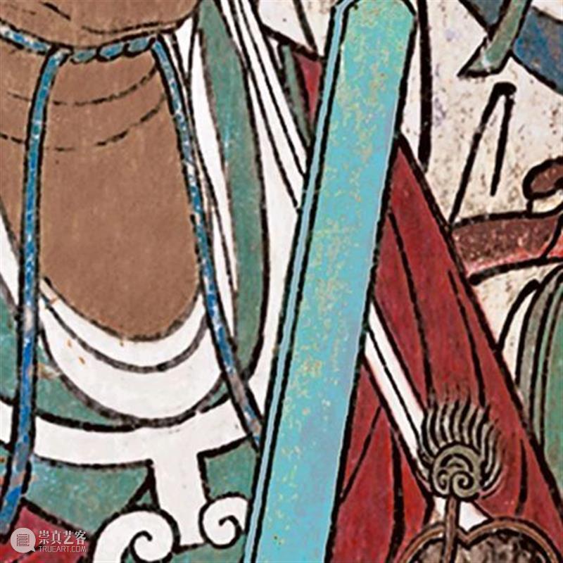国风丨融合唐宋遗风、结合元代特点——绝美的永乐宫壁画 元代 永乐宫 壁画 遗风 特点 国风 唐宋 上方 右上 来文 崇真艺客