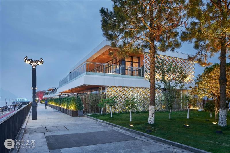 温州瓯江景观带整体改造：深海黑珍珠餐厅 / 非静止建筑 餐厅 温州 瓯江 建筑 景观 深海 整体 黑珍珠 空间 沿线 崇真艺客