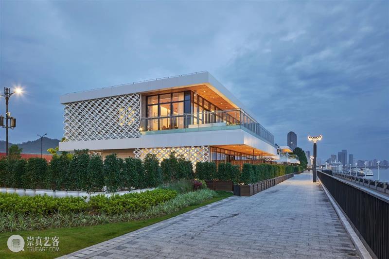 温州瓯江景观带整体改造：深海黑珍珠餐厅 / 非静止建筑 餐厅 温州 瓯江 建筑 景观 深海 整体 黑珍珠 空间 沿线 崇真艺客