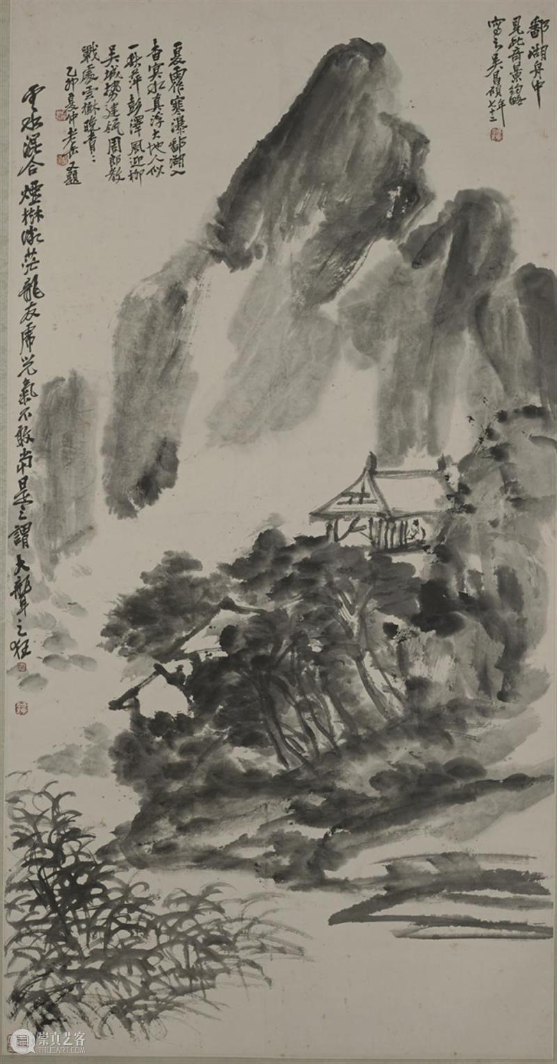 【中华艺术宫 | 每日一画】吴昌硕《鄱阳湖舟中》 吴昌硕 鄱阳湖舟中 中华艺术宫 中国 水墨缘 近现代 海派 艺术 大家 系列展 崇真艺客