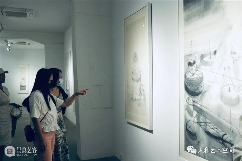 展览现场 | 当水墨遇见魔幻现实主义，李惠昌个展在京展出 李惠昌 水墨 现场 魔幻现实主义 个展 贾廷峰 西沐 学术 哼者 黑色 崇真艺客