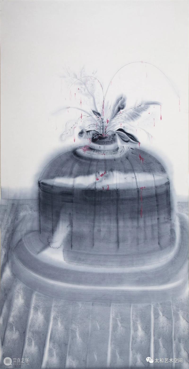 展览现场 | 当水墨遇见魔幻现实主义，李惠昌个展在京展出 李惠昌 水墨 现场 魔幻现实主义 个展 贾廷峰 西沐 学术 哼者 黑色 崇真艺客