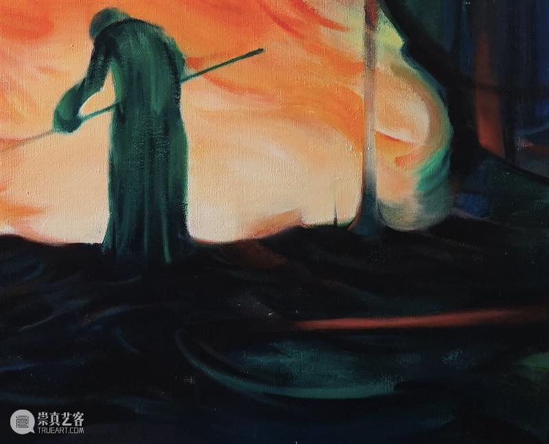 幕帘——《飞慢》张博夫个展 张博夫 个展 幕帘 飞慢 林妍 火焰 人类 世界 概念 生命力 崇真艺客