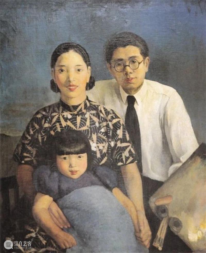 LONG玩艺儿 | 常书鸿作品《姐妹俩》 作品 常书鸿 姐妹俩 LONG 玩艺儿 龙美术馆 西岸 展厅 新展 衣裳 崇真艺客