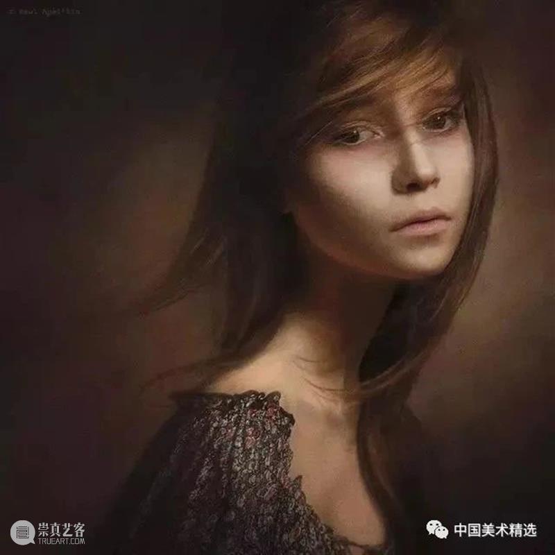 肖像绘画参考素材  中国美术精选 肖像 素材 Apalkin 生涯 个人 风格 之后 古典 概念性 肖像画 崇真艺客