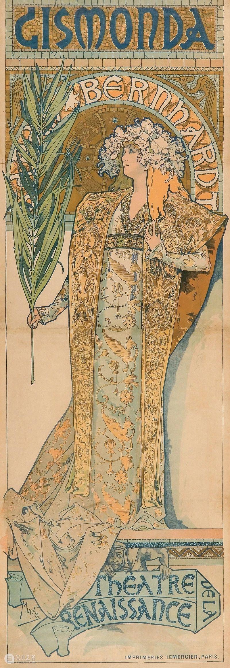 插画丨阿尔丰斯·穆夏：在全世界刮起一场“新艺术时尚之风”  中国舞台美术学会 穆夏 艺术 时尚 全世界 插画 丨阿尔丰斯 上方 中国舞台美术学会 右上 星标 崇真艺客