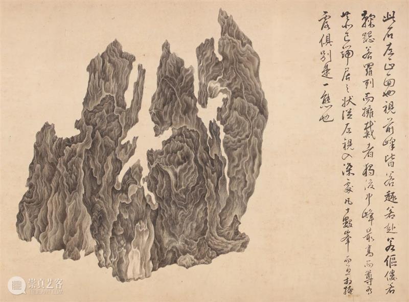 五岳片云丨吴彬《十面灵璧图卷》（二）  古代书画部 五岳片云丨 吴彬 十面灵璧图卷 峥嵘 三山 米万钟 黄汝亨 十面 正面 功名 崇真艺客