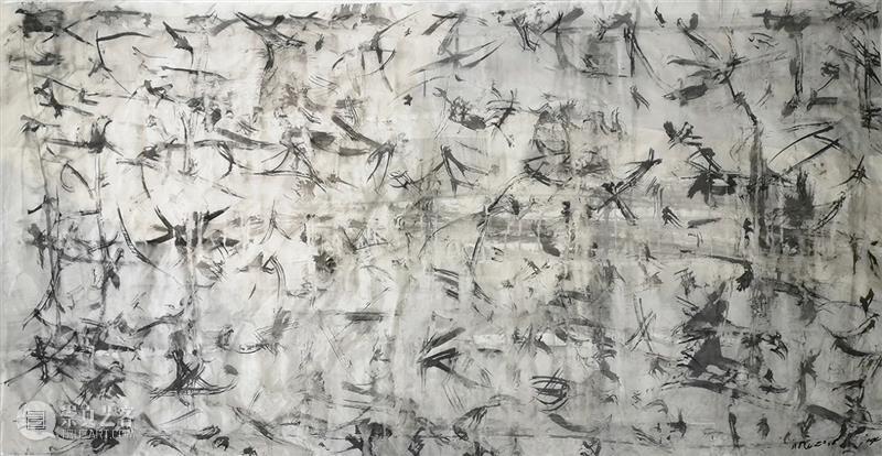「抽象2020/中 黑与白」丁设 Ding She | YIBO GALLERY  YIBO GALLERY 黑与白 丁设 抽象2020 She GALLERY Abstraction Black White 纸本 水墨 崇真艺客