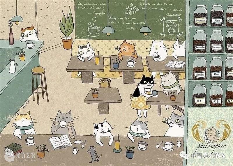 浮世猫绘 浮世 台湾 插画家Ms.Cat 笔下 生活 猫咪 脾气 作品 人文 情怀 崇真艺客