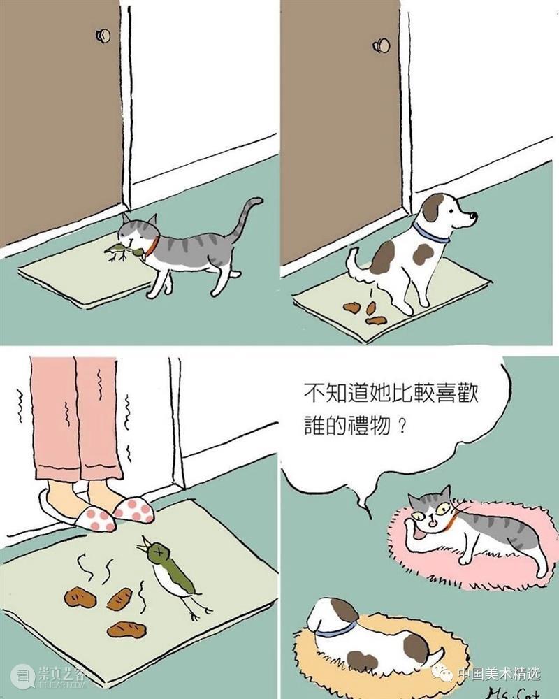 浮世猫绘 浮世 台湾 插画家Ms.Cat 笔下 生活 猫咪 脾气 作品 人文 情怀 崇真艺客