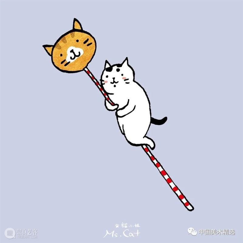 浮世猫绘 浮世 台湾 插画家Ms.Cat 笔下 生活 猫咪 脾气 作品 人文 情怀 崇真艺客