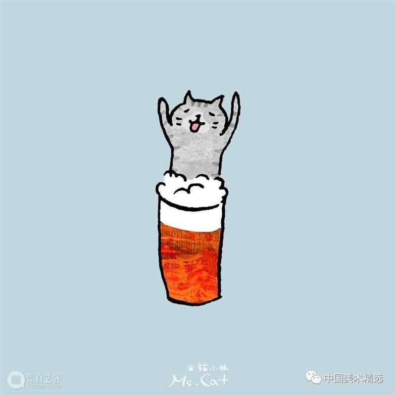 浮世猫绘 浮世 台湾 插画家Ms.Cat 笔下 生活 猫咪 脾气 作品 人文 情怀 崇真艺客