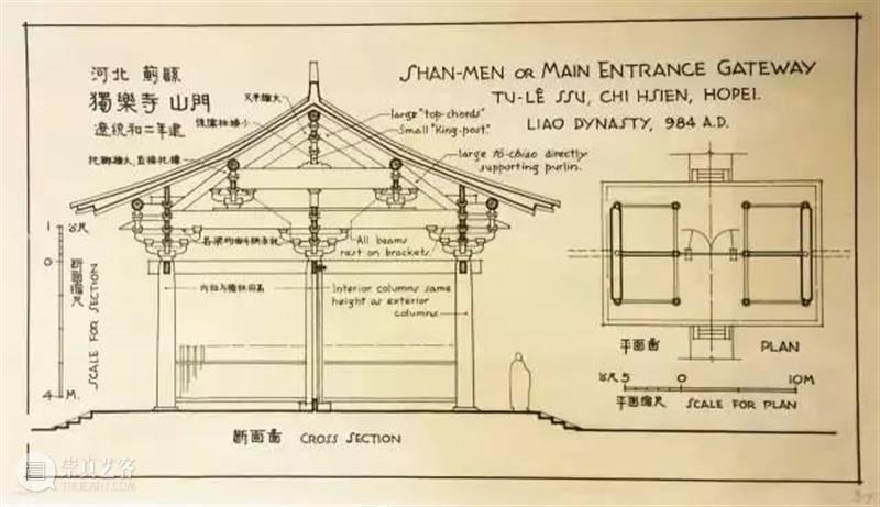 建筑丨梁思成手绘建筑图清单：从世人遗忘的角落里发现珍贵遗存 梁思成 建筑 清单 世人 角落 上方 右上 本文 景观 手绘 崇真艺客