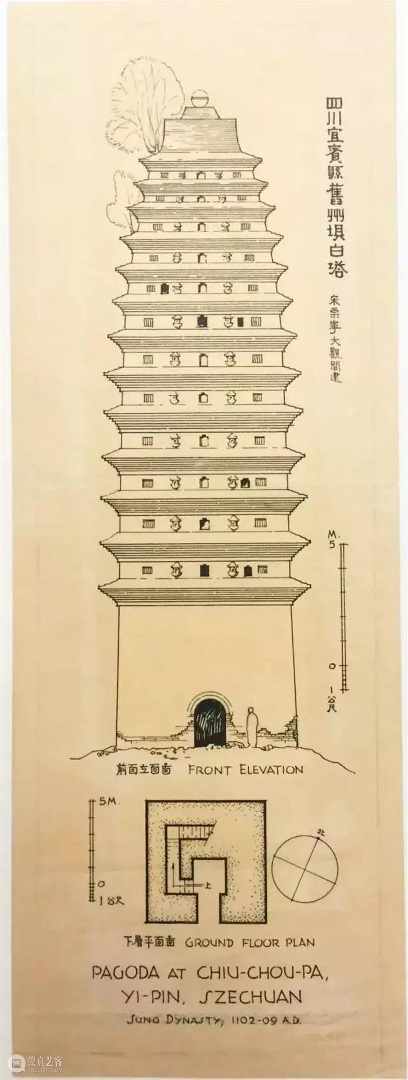 建筑丨梁思成手绘建筑图清单：从世人遗忘的角落里发现珍贵遗存 梁思成 建筑 清单 世人 角落 上方 右上 本文 景观 手绘 崇真艺客