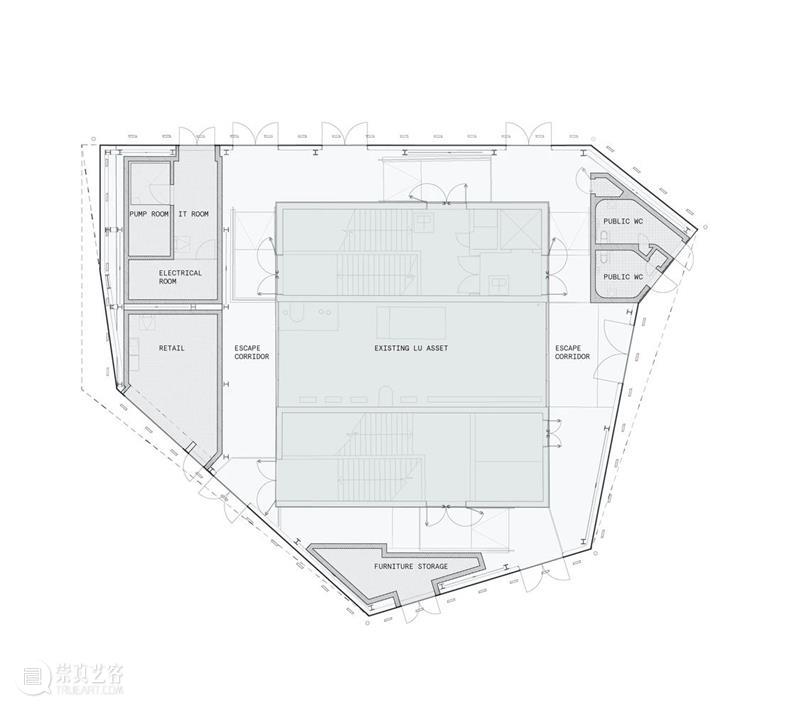 14米高穿孔金属板，遮盖伦敦地下通风口 / Neiheiser Argyros 博文精选 ADCNews 金属板 伦敦 地下 通风口 格林威治 雕塑感 屏风 表皮 金属 立面 崇真艺客