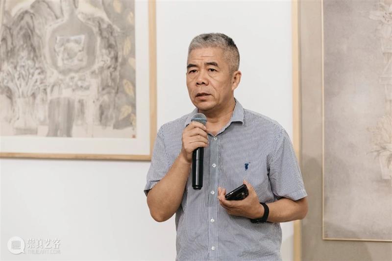 “她水墨——中国当代女艺术家水墨大展”盛大开幕 水墨 中国 艺术家 大展 今日美术馆 现场 嘉宾 开幕式 上策展 杨维民 崇真艺客